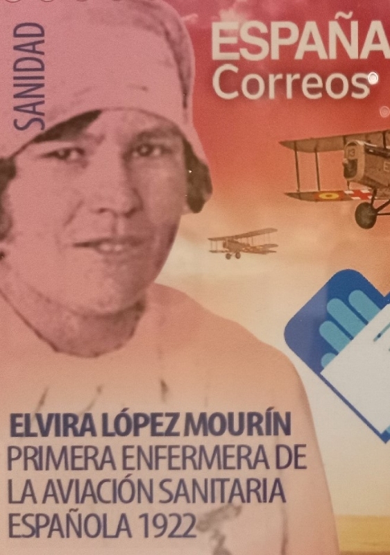 ELVIRA LÓPEZ MONZÓN, 1ª enfermera de la Sanidad Militar
