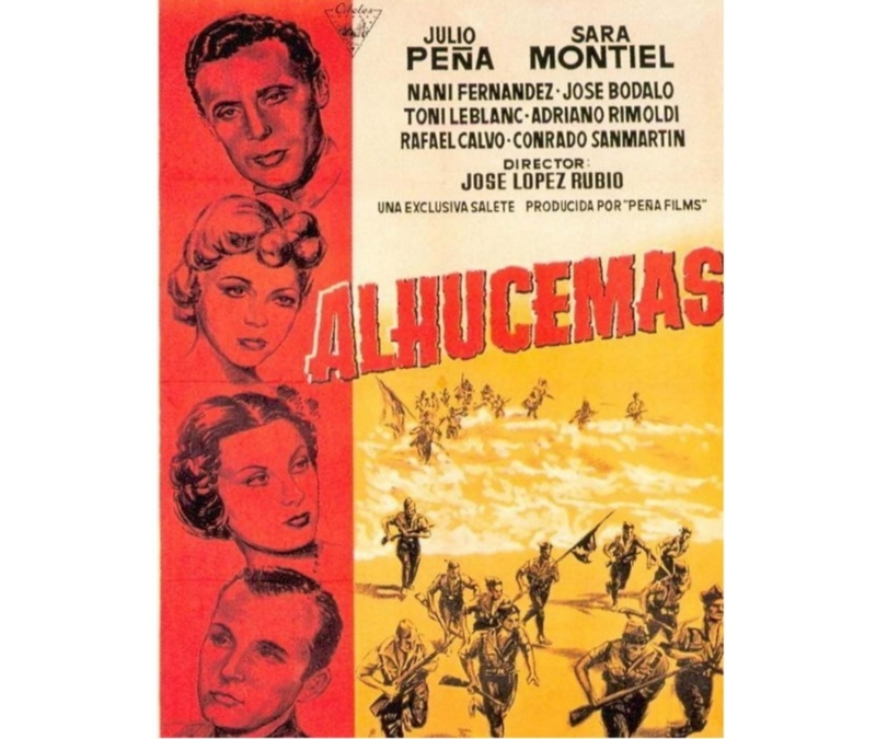 Cartel de la película Alhucemas. 1948