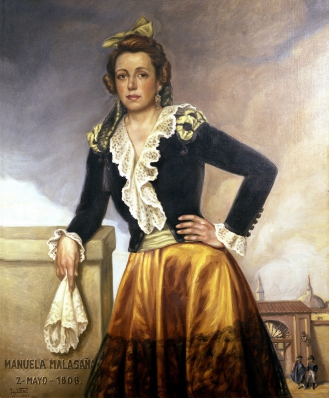 Retrato de Manuela Malasaña Oñero. Museo del Ejército.