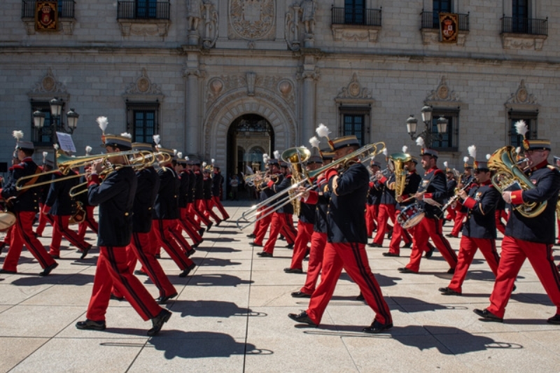 4. Relevo de la Guardia en el Alcázar de Toledo, 2022. Foto: Museo del Ejército.