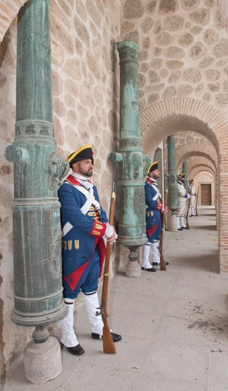 El Relevo de la Guardia - Edificio Alcázar - Cañones