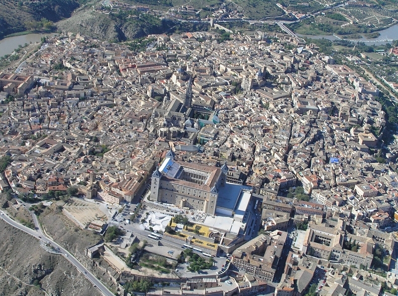 Vista aérea de Toledo