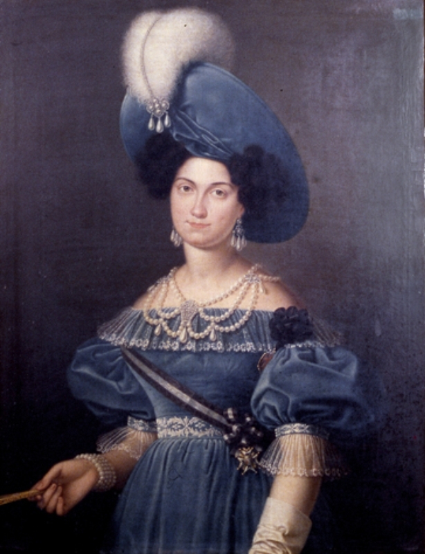 Retrato de María Cristina de Borbón. Museo del Ejército.
