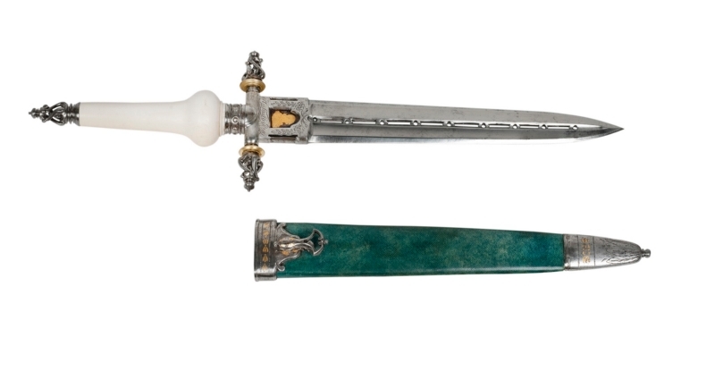Cuchillo de montería o bayoneta de taco de Carlos IV