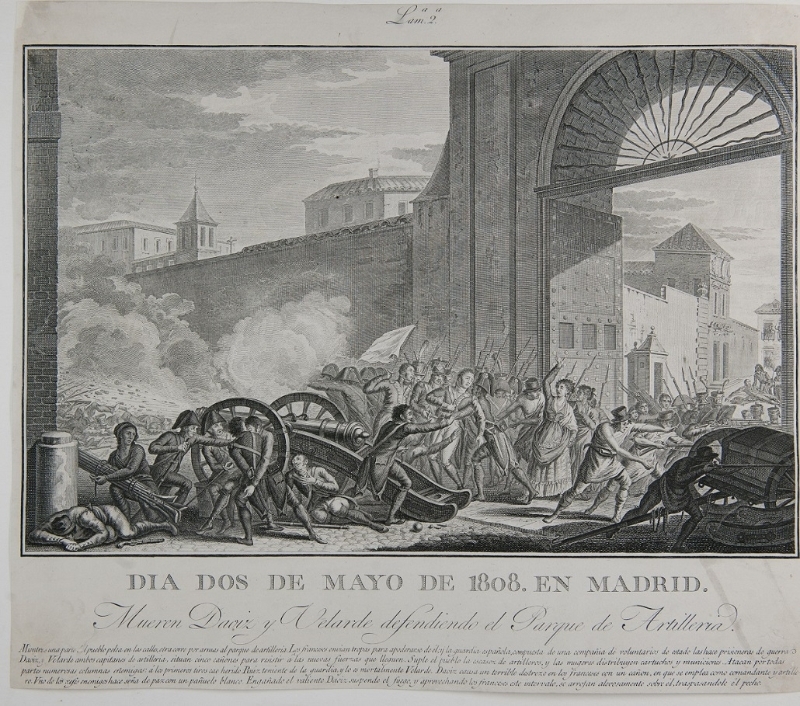 El 2 de Mayo de 1808 en Madrid. Grabado 3.