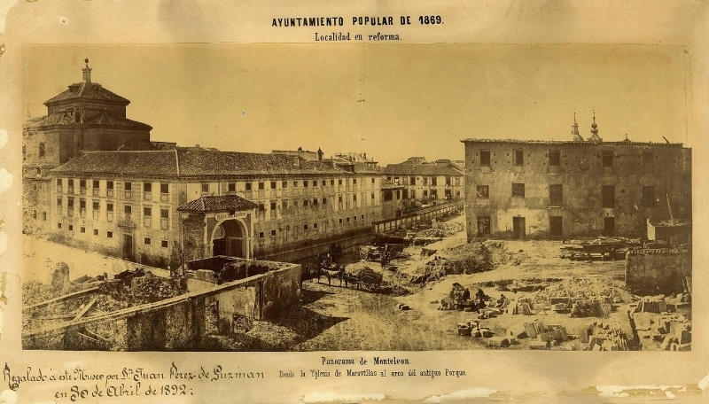 Fotografía de las ruinas del Parque de Artillería de Monteleón. 1.