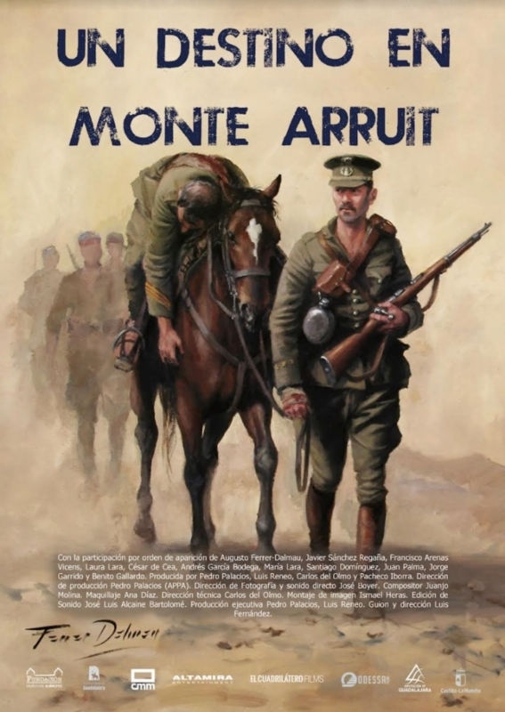 CARTEL DEL DOCUMENTAL "Un destino en Monte Arruit" (Capitán Arenas).