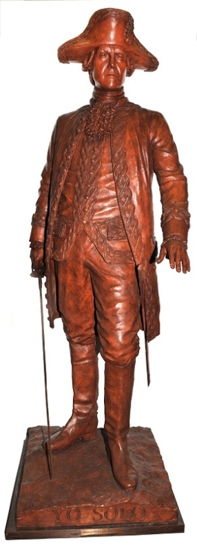 Escultura de Bernardo de Gálvez. Salvador Amaya. Museo del Ejército.