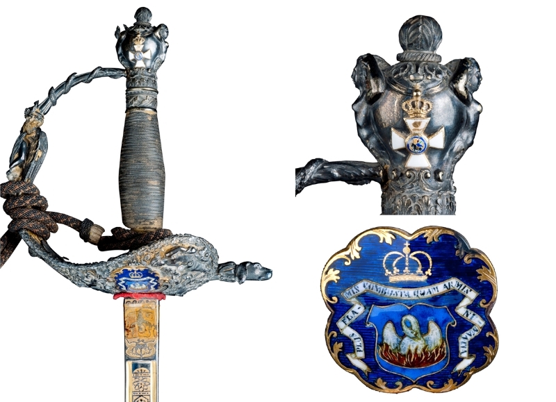 Composición. Espada de ceñir del marqués de Portugalete.